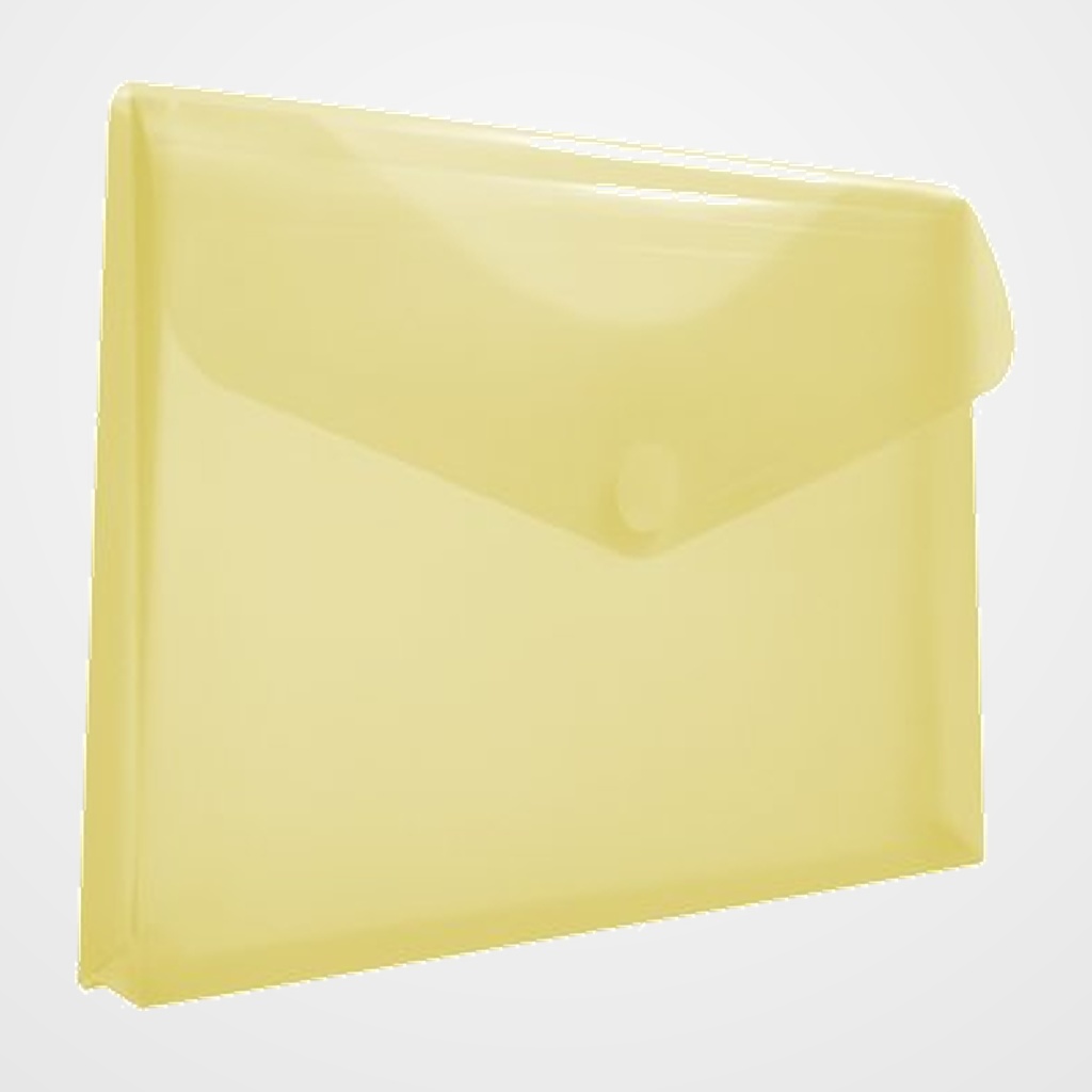 DOSIER SOBRE OFFICE BOX FUELLE PP VELCRO A4+ AMARILLO TRANSPARENTE
