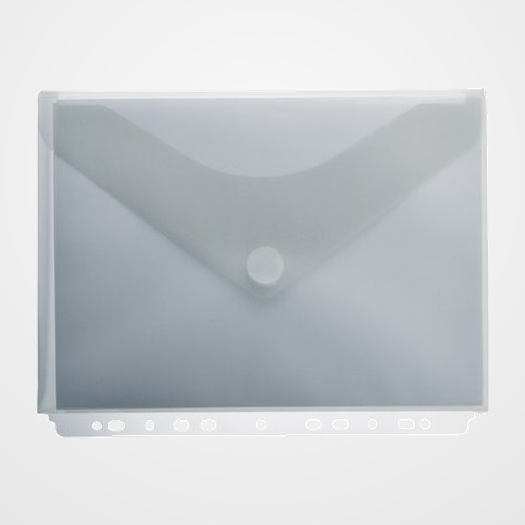 DOSIER SOBRE OFFICE BOX FUELLE PP VELCRO A4+ MULTITALADRO CRISTAL