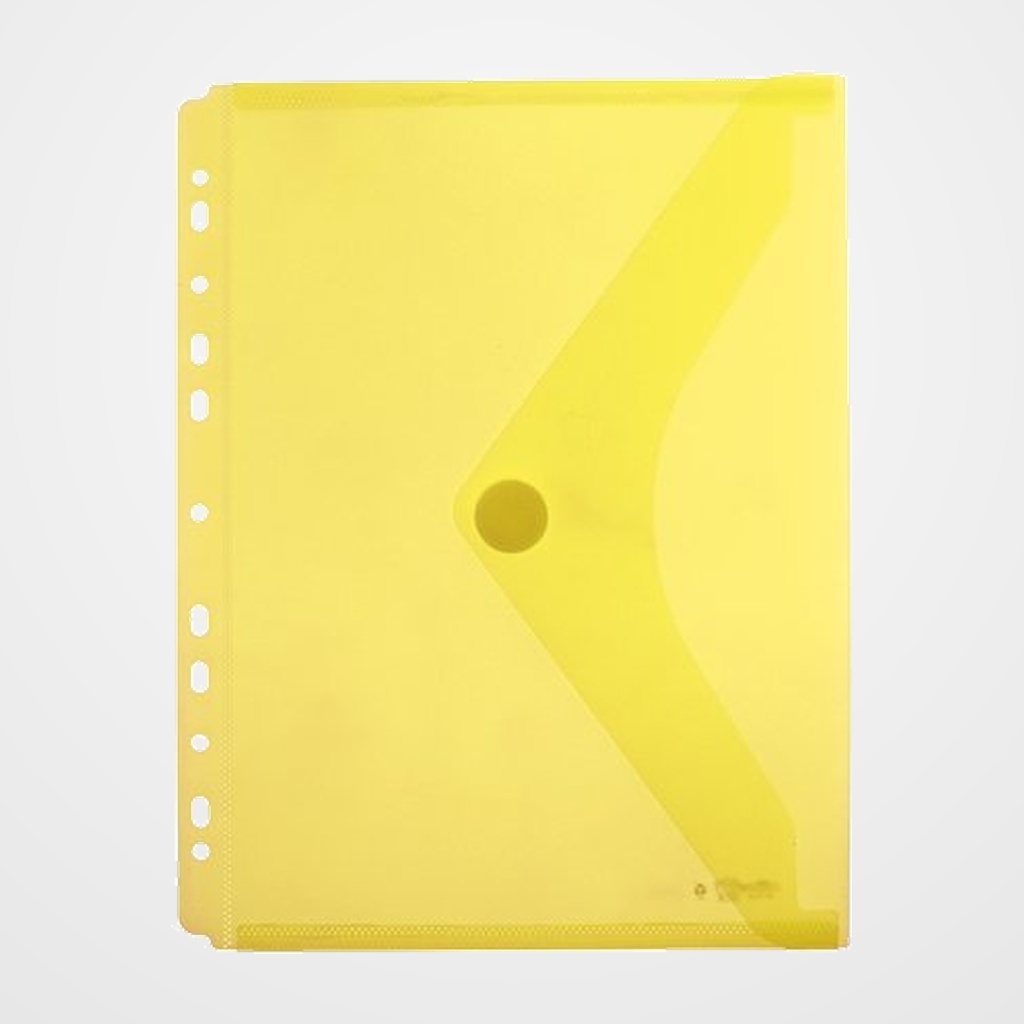 DOSIER SOBRE OFFICE BOX PP VELCRO A4 MULTITALADRO AMARILLO