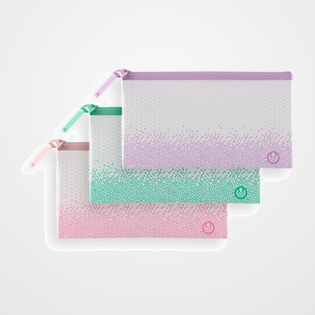 DOSIER SOBRE CARCHIVO CREMALLERA EVA-BAG SENSE A6 SURTIDO (3 col.)