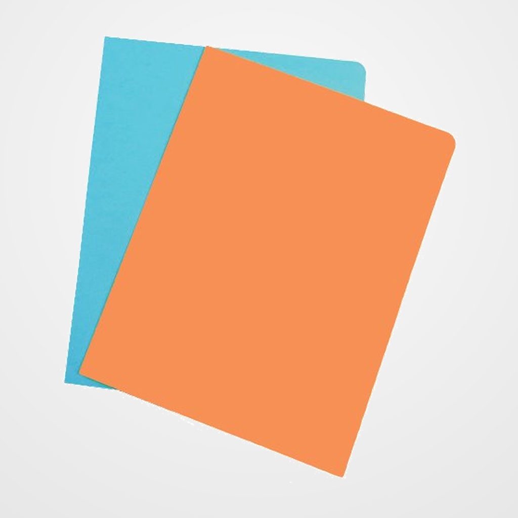 SUBCARPETA GIO 185g semi-intenso Fº NARANJA PAQUETE de 50 (32304)