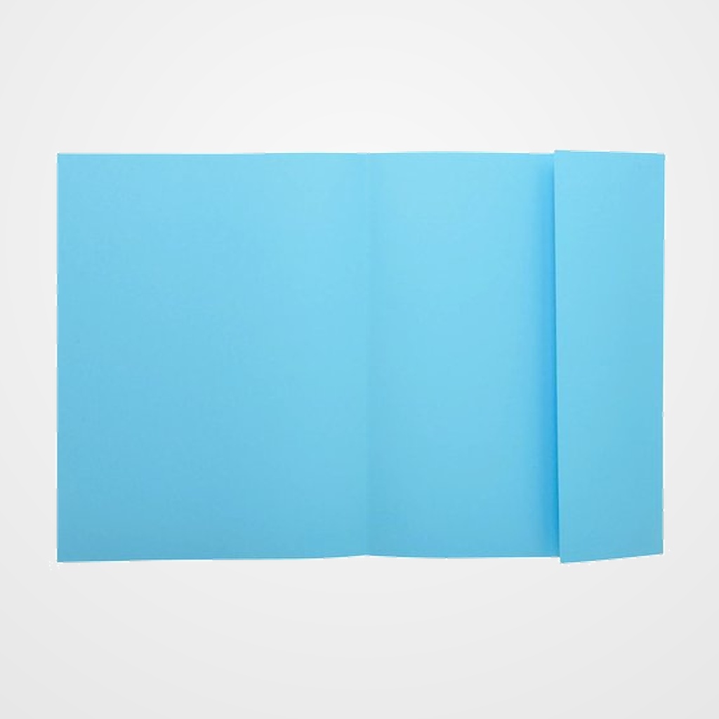 SUBCARPETA EXACOMPTA SUPER 160 1 SOLAPA 160g A4 AZUL CLARO PAQUETE de 100