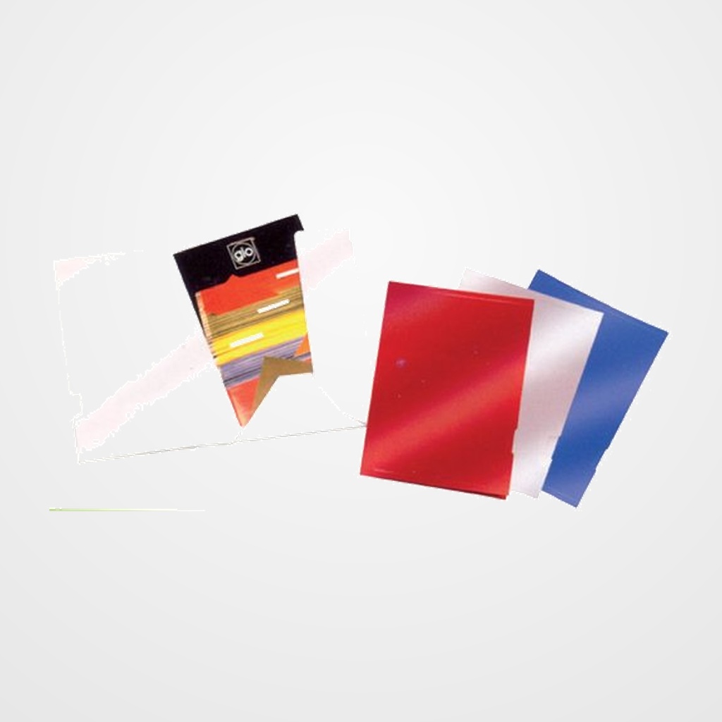 SUBCARPETA GIO 2 SOLAPAS 275g A4 plastif. BLANCO PAQUETE de 25 (32810)