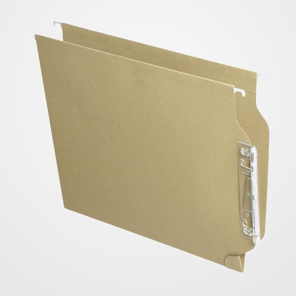 CARPETA COLGANTE FADE cart.AKU visor LATERAL  V  KRAFT ECO 230g A4 PAQUETE de 25 (50400/A10090)
