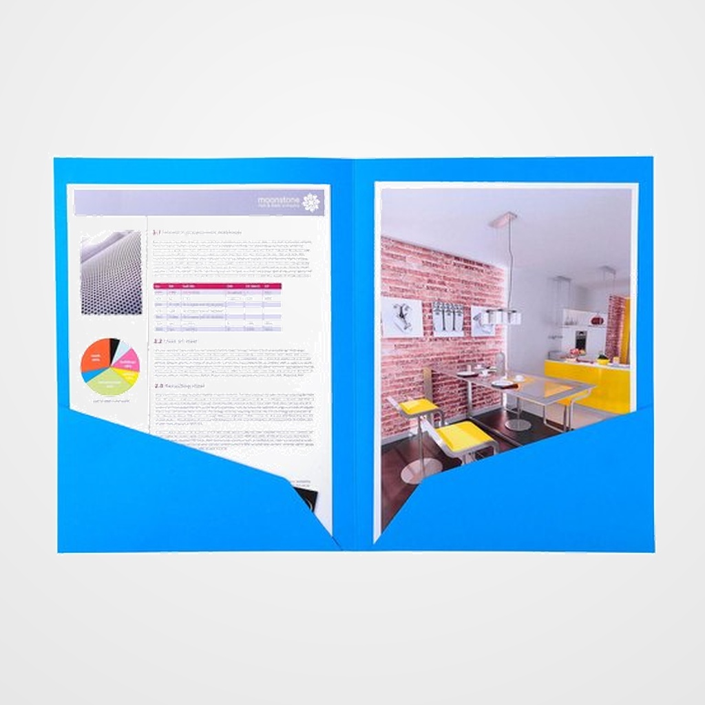 SUBCARPETA EXACOMPTA ROCK´S DOBLE 210g A4 AZUL PAQUETE de 25