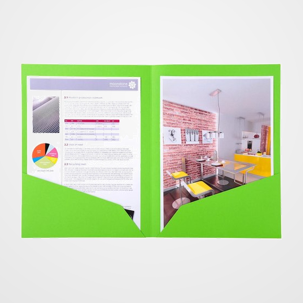 SUBCARPETA EXACOMPTA ROCK´S DOBLE 210g A4 VERDE PAQUETE de 25