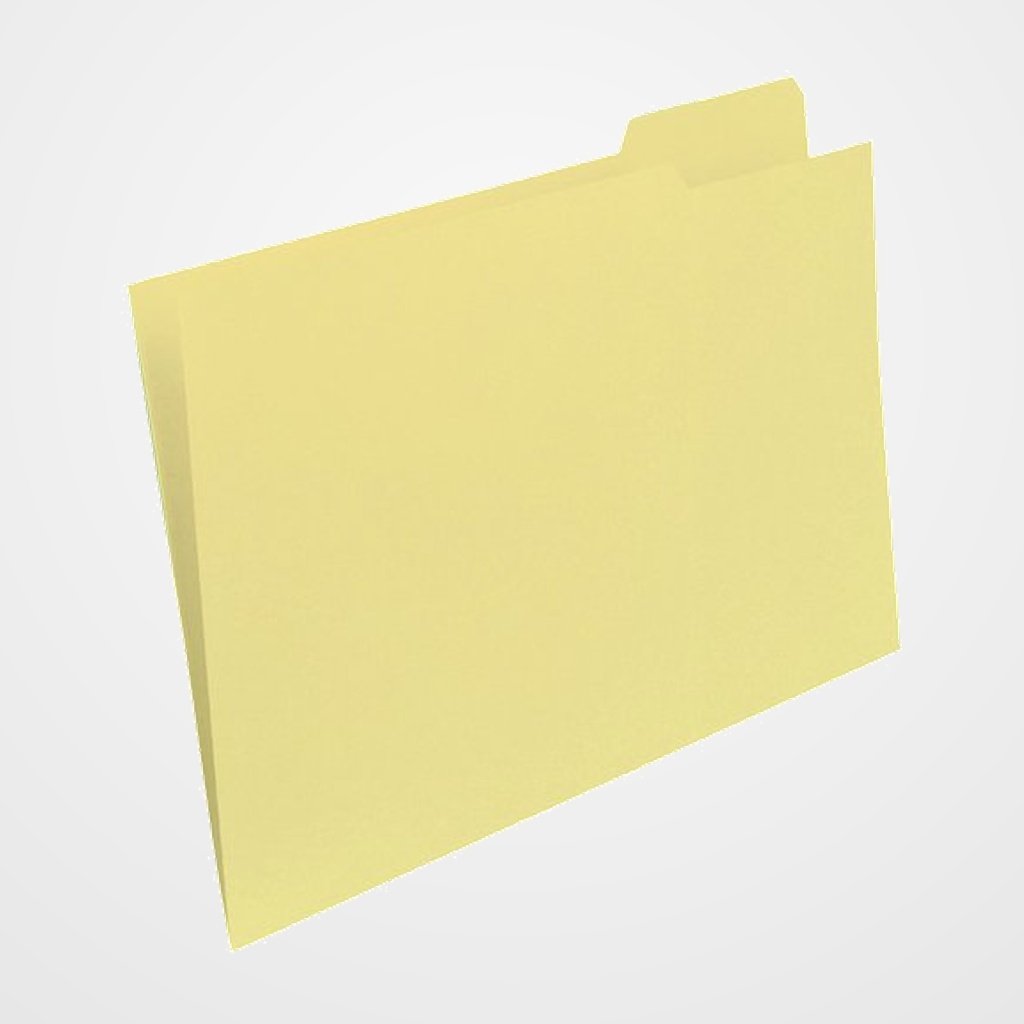 SUBCARPETA GIO PESTAÑA DERECHA 250g A4 CAÑA PAQUETE de 50 (SB1141-000-00)