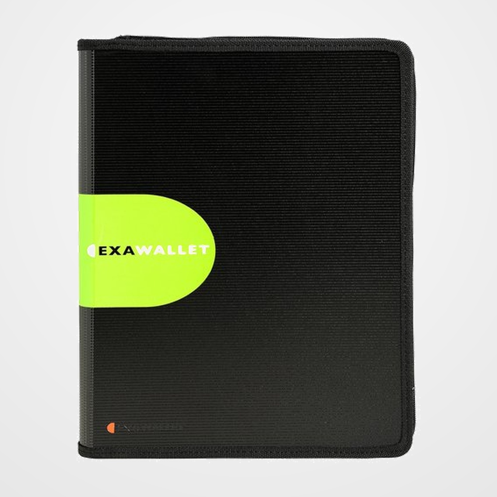 CARPETA de CONGRESOS EXACOMPTA EXAWALLET  PP A4 con CALCULADORA Y CREMALLERA