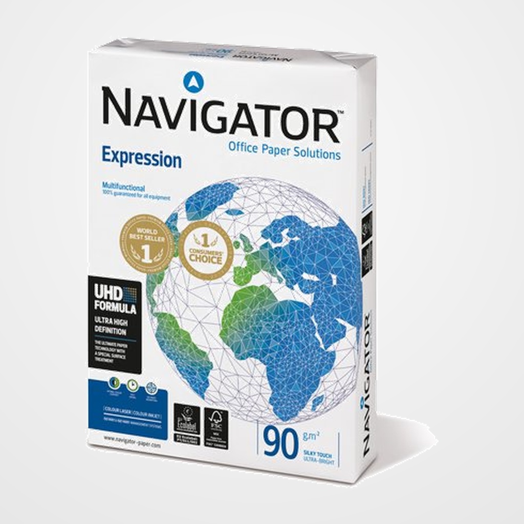 PAPEL A4 NAVIGATOR  90g 500h EXPRESSION