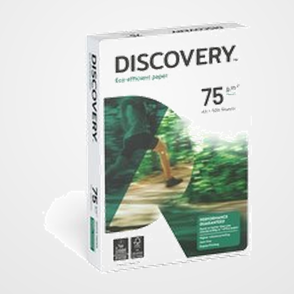PAPEL A4 DISCOVERY  75g 500h