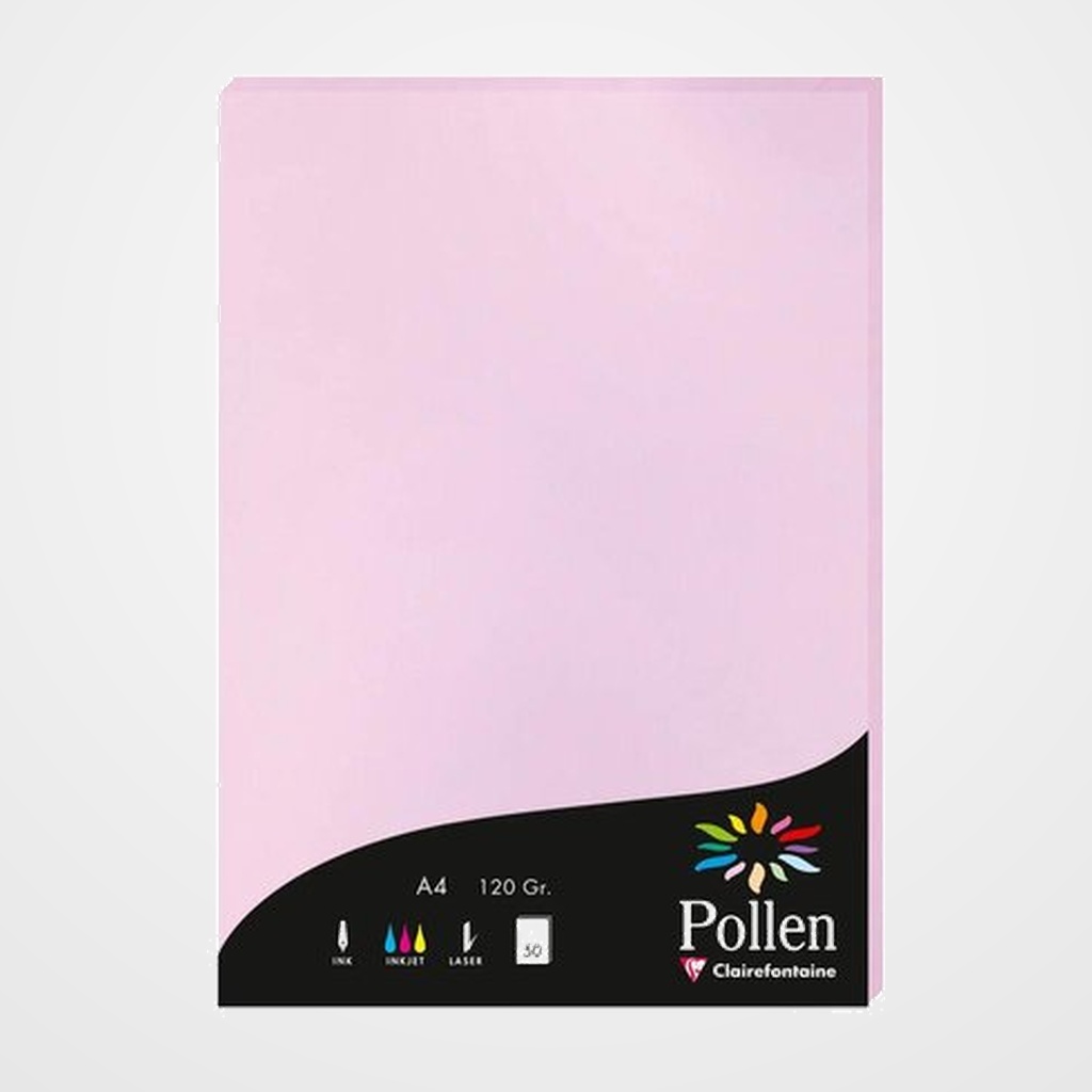 [12701631] PAPEL CLAIREFONTAINE POLLEN A4 120g 50h LILA