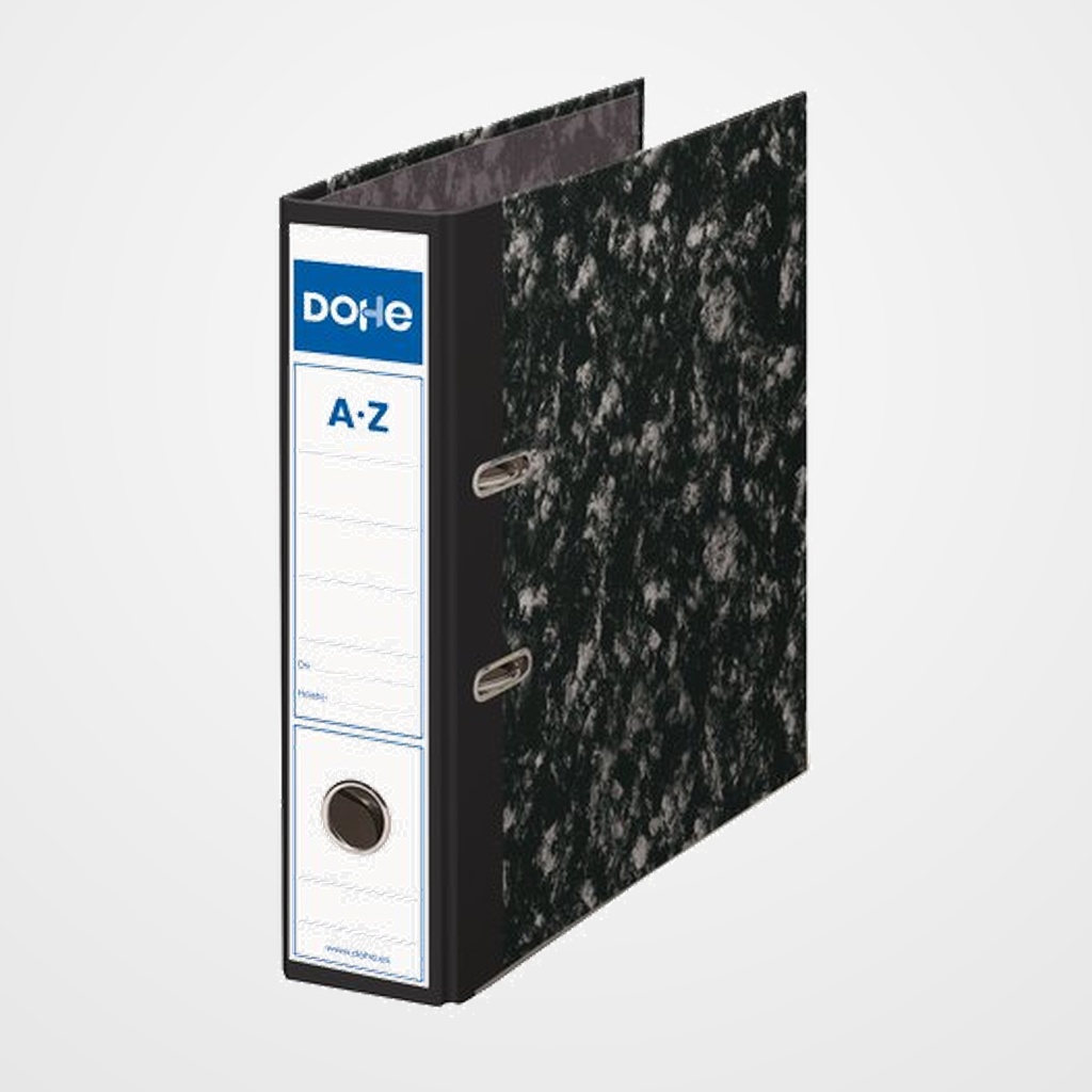 ARCHIVADOR palanca DOHE CARTON FORRADO CON RADO CLASICO JASPEADO A4 70mm