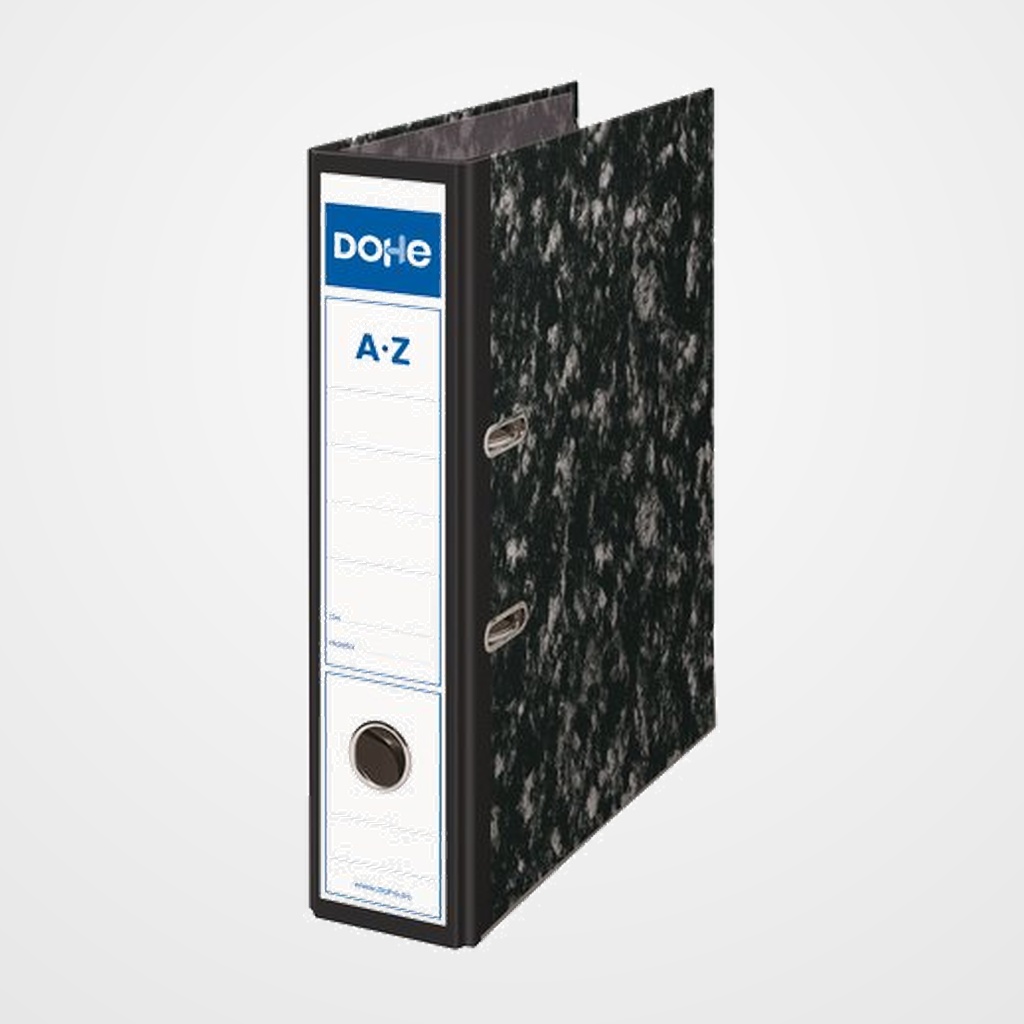 ARCHIVADOR palanca DOHE CARTON FORRADO CON RADO CLASICO JASPEADO Fº 70mm