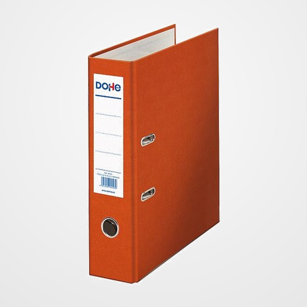 ARCHIVADOR palanca DOHE PLASTIF.COLOR Fº 75mm NARANJA