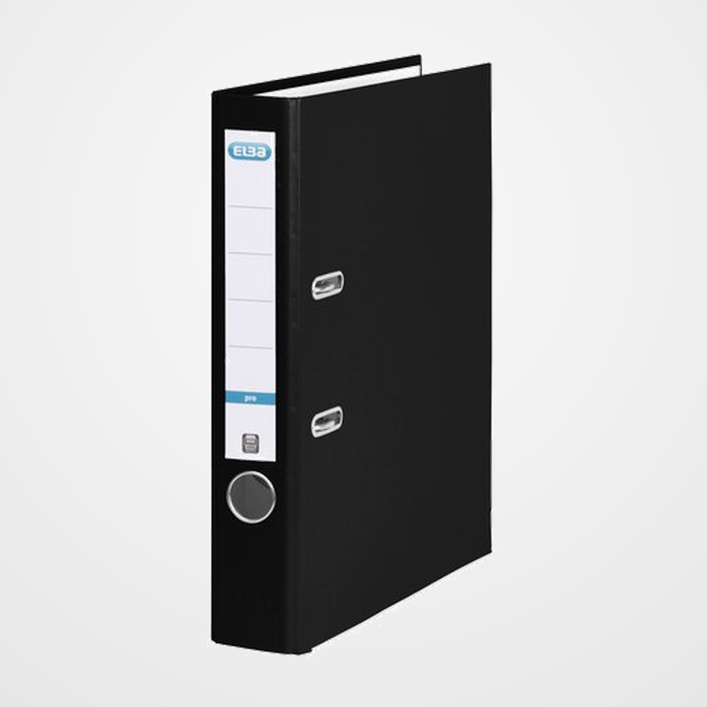 ARCHIVADOR palanca ELBA FORRADO PP RADO TOP A4 50mm NEGRO (1045306)