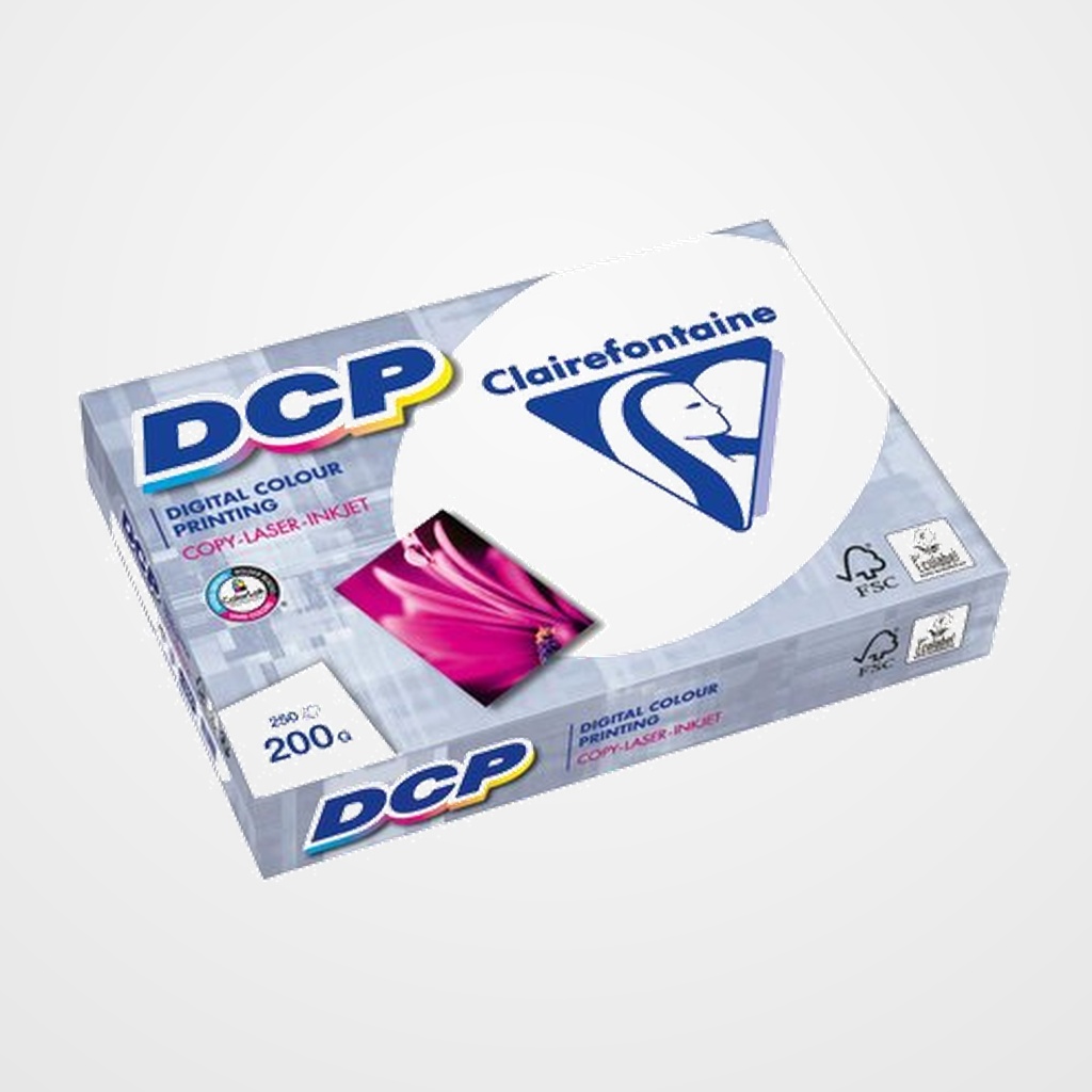 PAPEL A3 CLAIREFONTAINE DCP 200g 250h