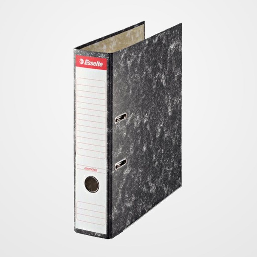 ARCHIVADOR palanca ESSELTE CARTON JASPEADO con RADO A4 75mm