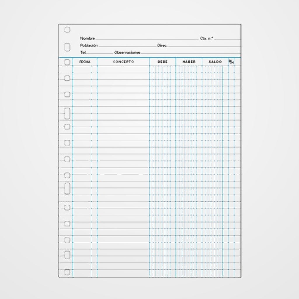 RECAMBIO MULTIFIN Fº 16 ANILLAS 3005 C/CORR