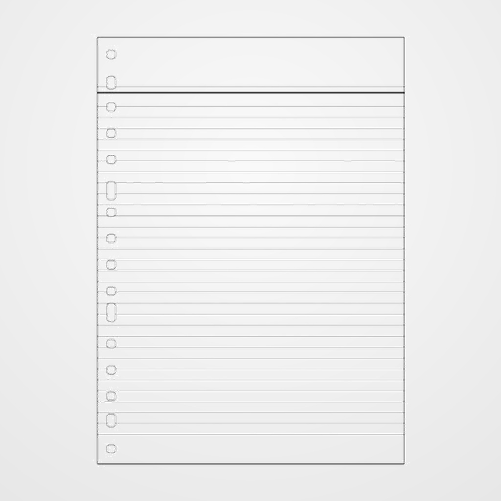 RECAMBIO MULTIFIN Fº 16 ANILLAS 3005 H/N