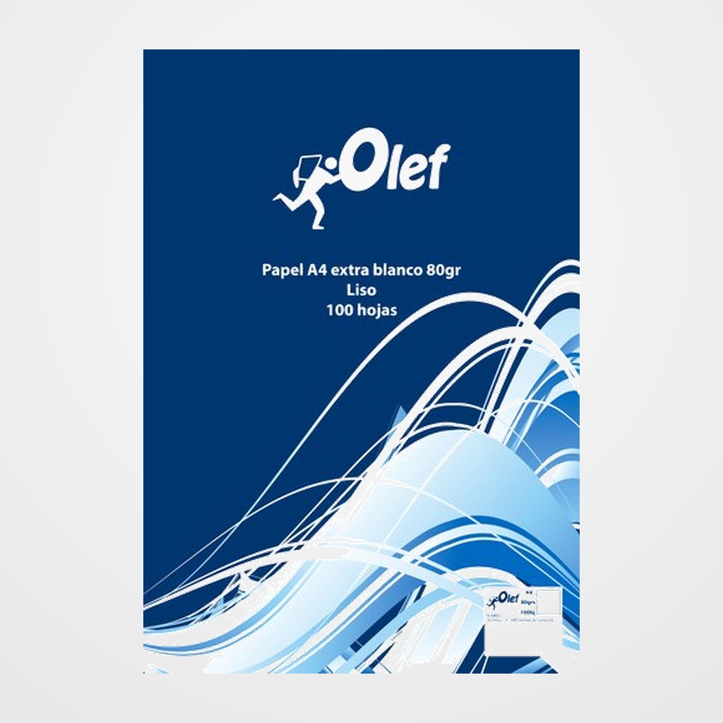 PAPEL A4 OLEF 80g 100h LISO