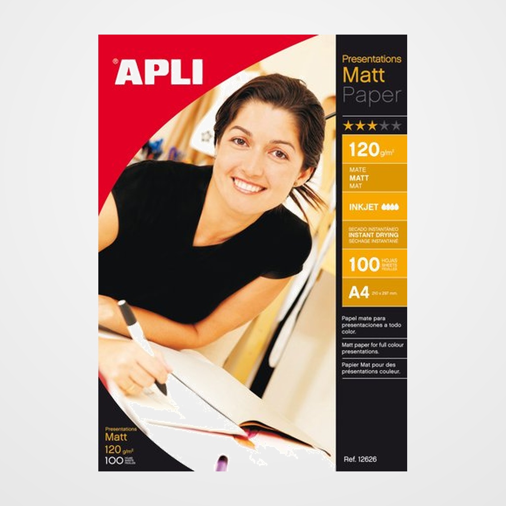 PAPEL A4 APLI MATE 120g 100h INKJET