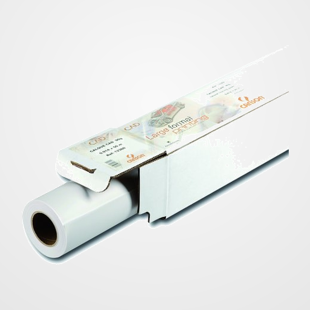 PAPEL PLOTTER VEGETAL CANSON CAD  90/95g ROLLO 0,914x50 m (36 )