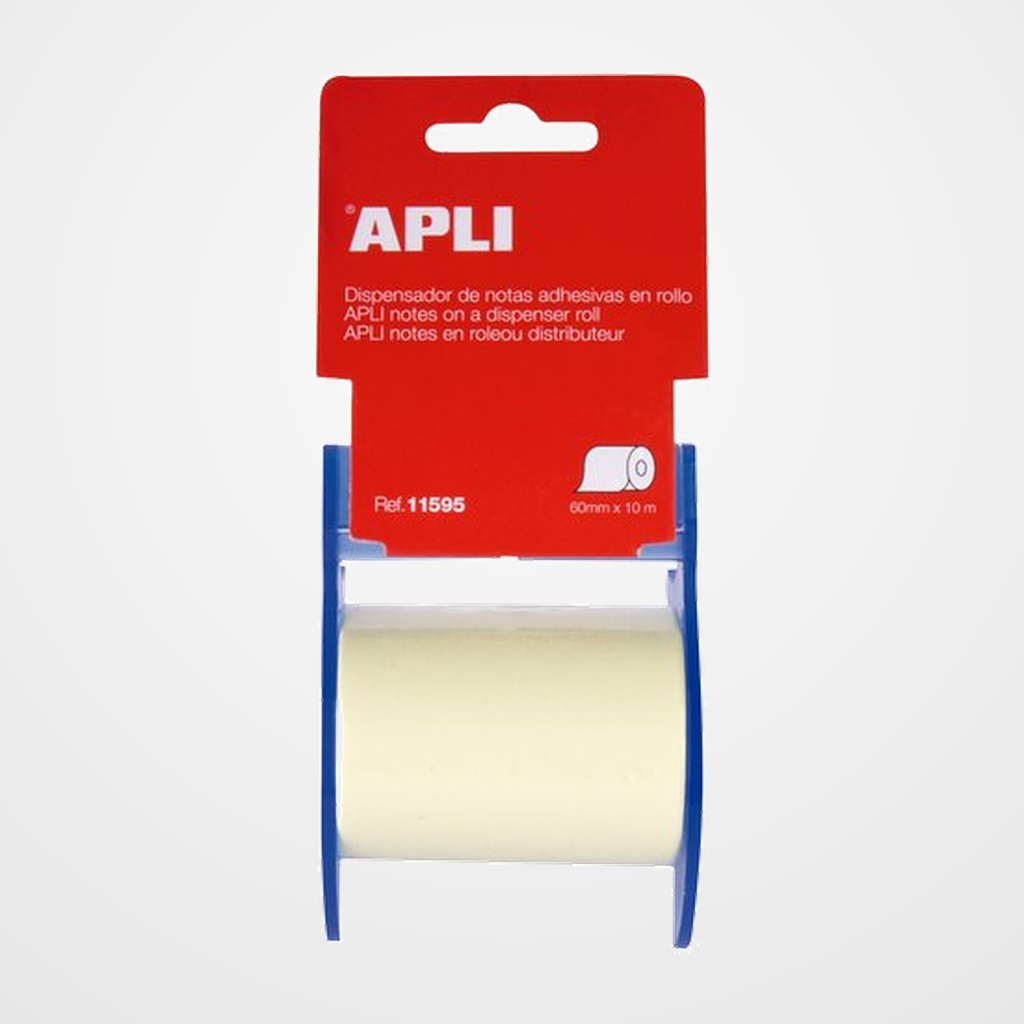 NOTAS ADHESIVAS APLI ROLLO de 10 m X 60 mm