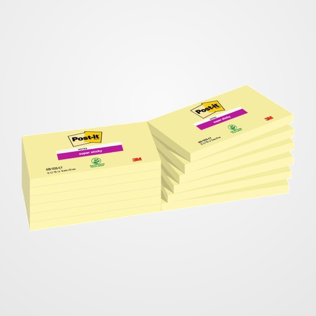TACO NOTAS POST-IT 655-S 90hj.76X127 SUPER STICKY