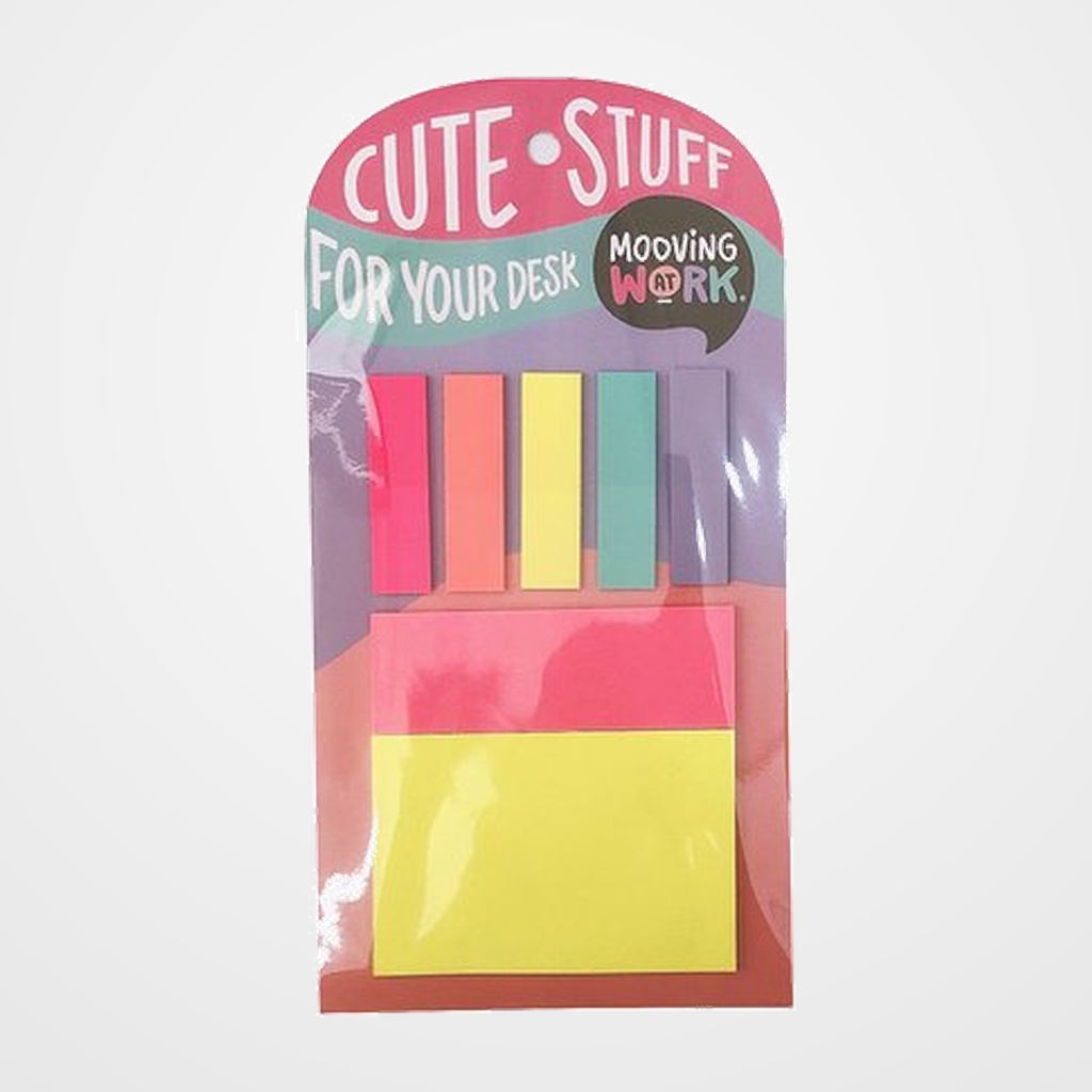 BANDERITAS ADHESIVAS MOOVING SET TAMAÑOS SURTIDOS