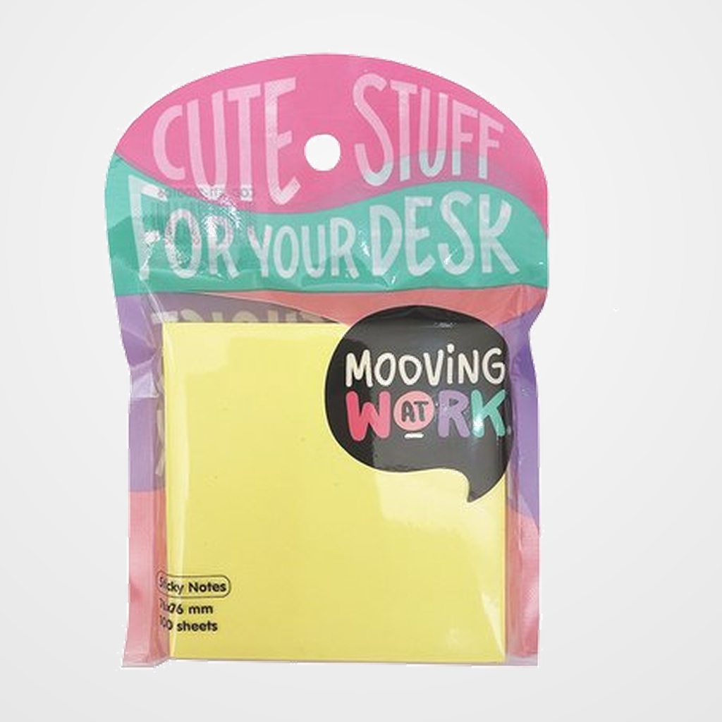 NOTAS ADHESIVAS MOOVING 100h 76x76 MULTICOLOR