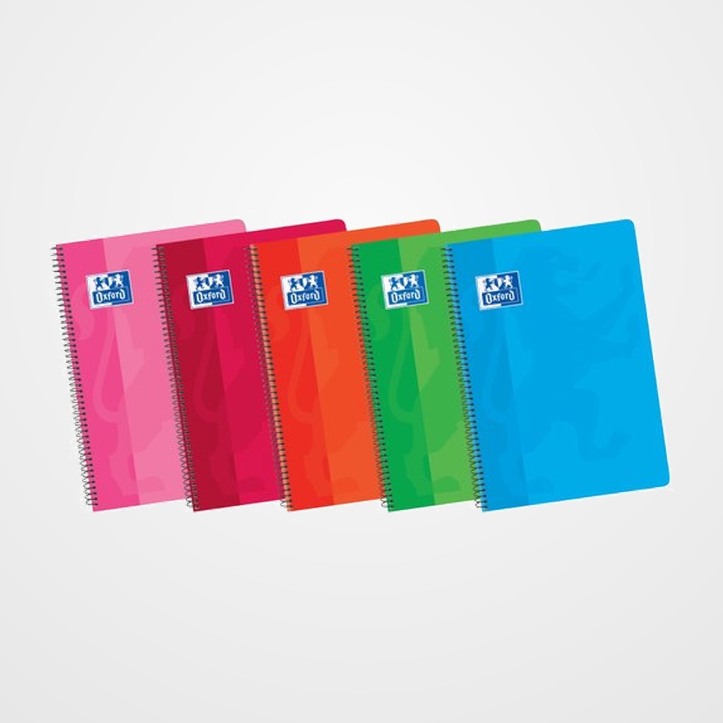 BLOC OXFORD SCHOOL tapa BLANDA 4º 80h CUADRIC.4x4 90g SURTIDO (5 col.)