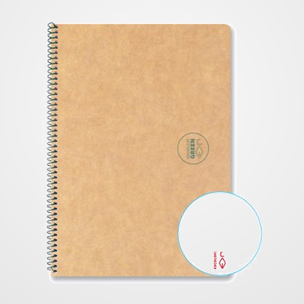 BLOC ESCOLOFI tapa DURA 4º 100h LISO 80g ECOLOGICO