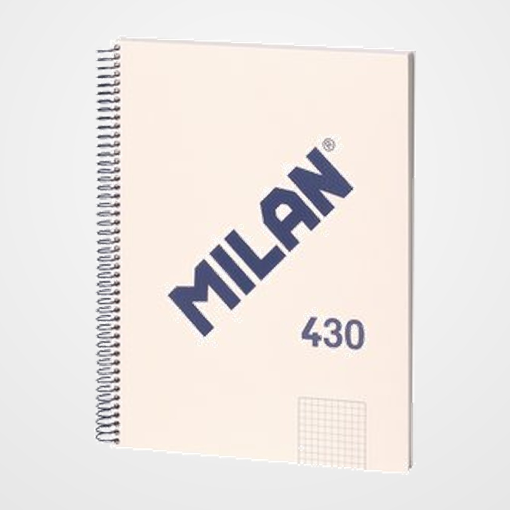 BLOC MILAN 430 since 1918 tapa EXTRA A4 80h CUADRIC.5x5 95g BEIGE