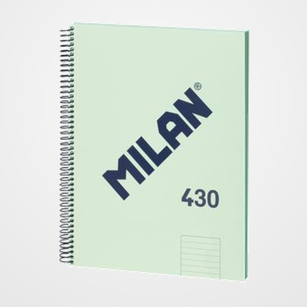 BLOC MILAN 430 since 1918 tapa EXTRA A4 80h HORIZONTAL 95g VERDE