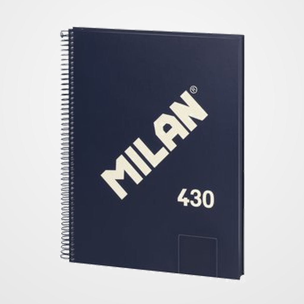 BLOC MILAN 430 serie 1918 tapa EXTRA A4 80h LISO 95g AZUL
