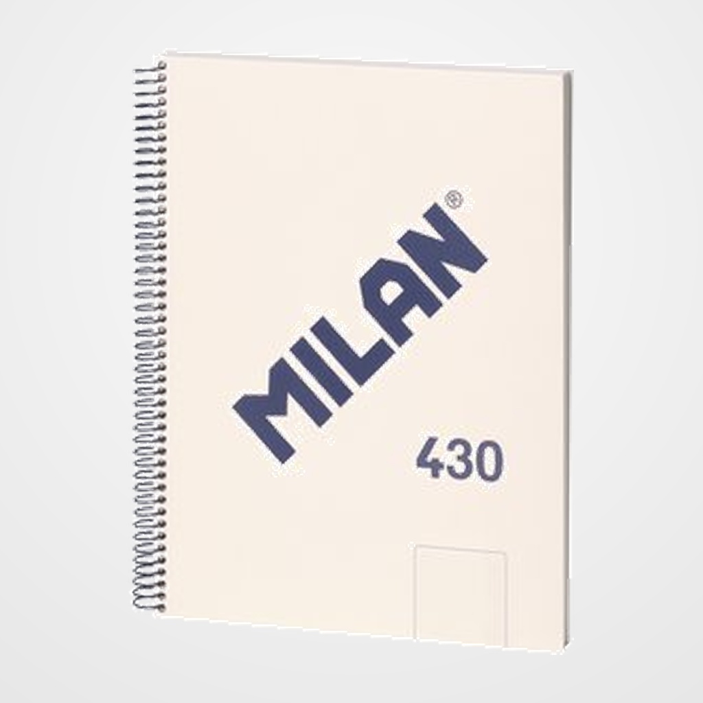 BLOC MILAN 430 serie 1918 tapa EXTRA A4 80h LISO 95g BEIGE
