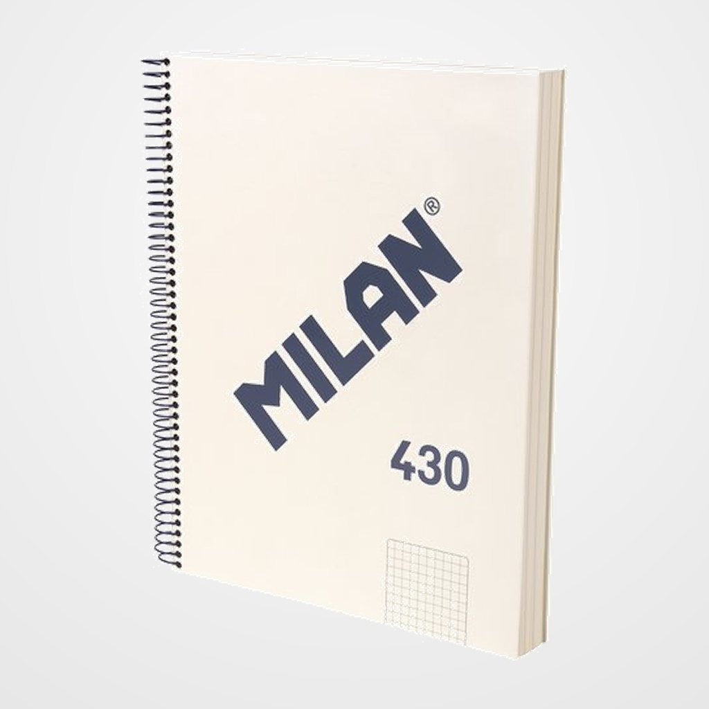 BLOC MILAN 430 since 1918 tapa EXTRA A4 120h CUADRIC.5x5 95g BEIGE
