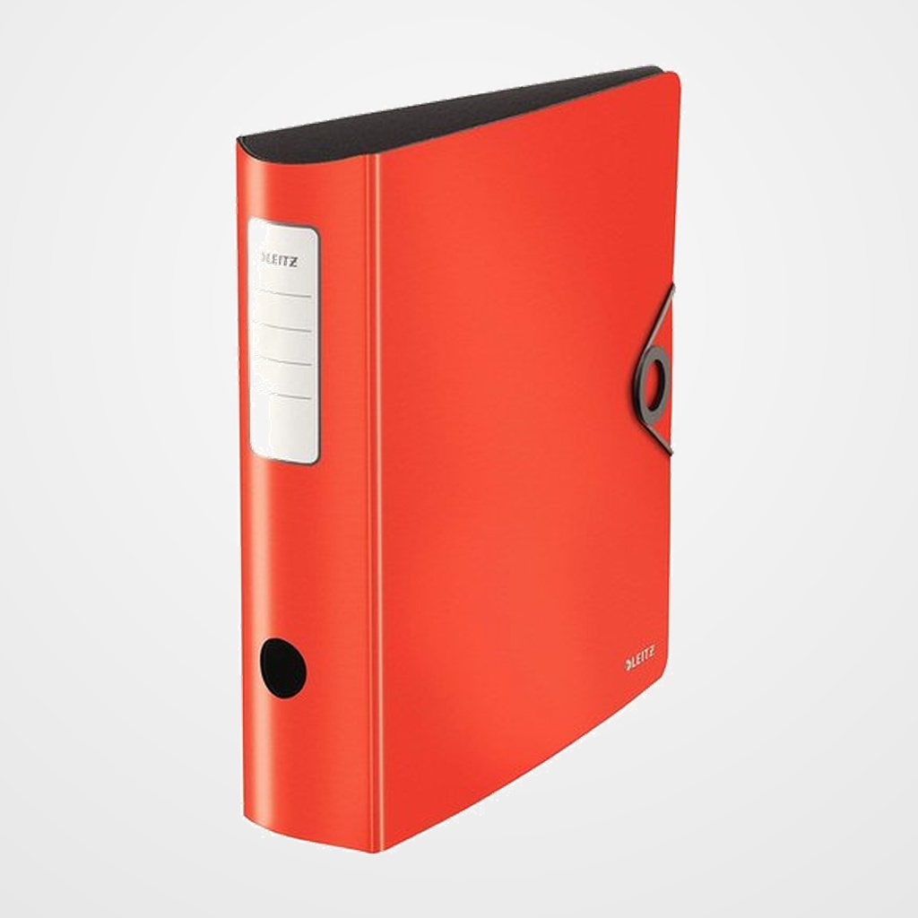 ARCHIVADOR palanca LEITZ ACTIVE SOLID POLYFOAM  A4 82mm ROJO