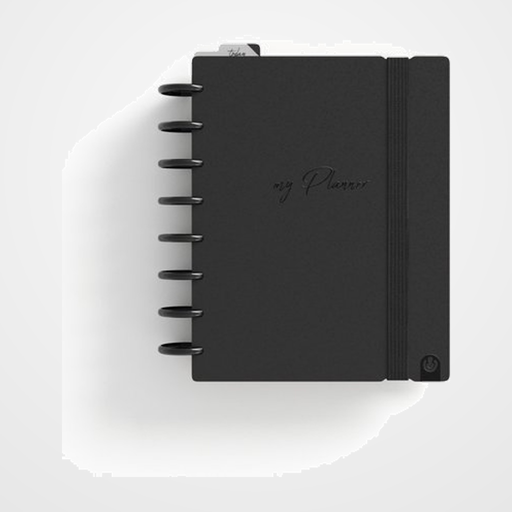 BLOC CARCHIVO MY PLANNER INGENIOX tapa FOAM CLASSIC A5 S/V NO FECHADO NEGRO