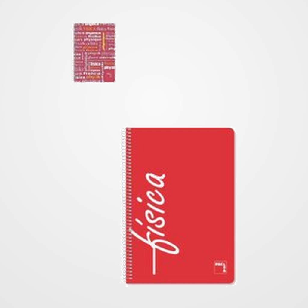 BLOC PACSA ASIGNATURAS tapa PP Fº 80h CUADRIC.4x4 90g FISICA