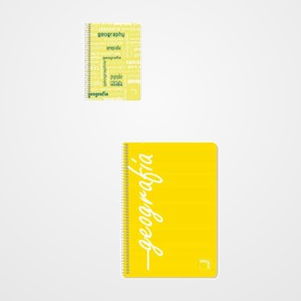 BLOC PACSA ASIGNATURAS tapa PP Fº 80h CUADRIC.4x4 90g GEOGRAFIA