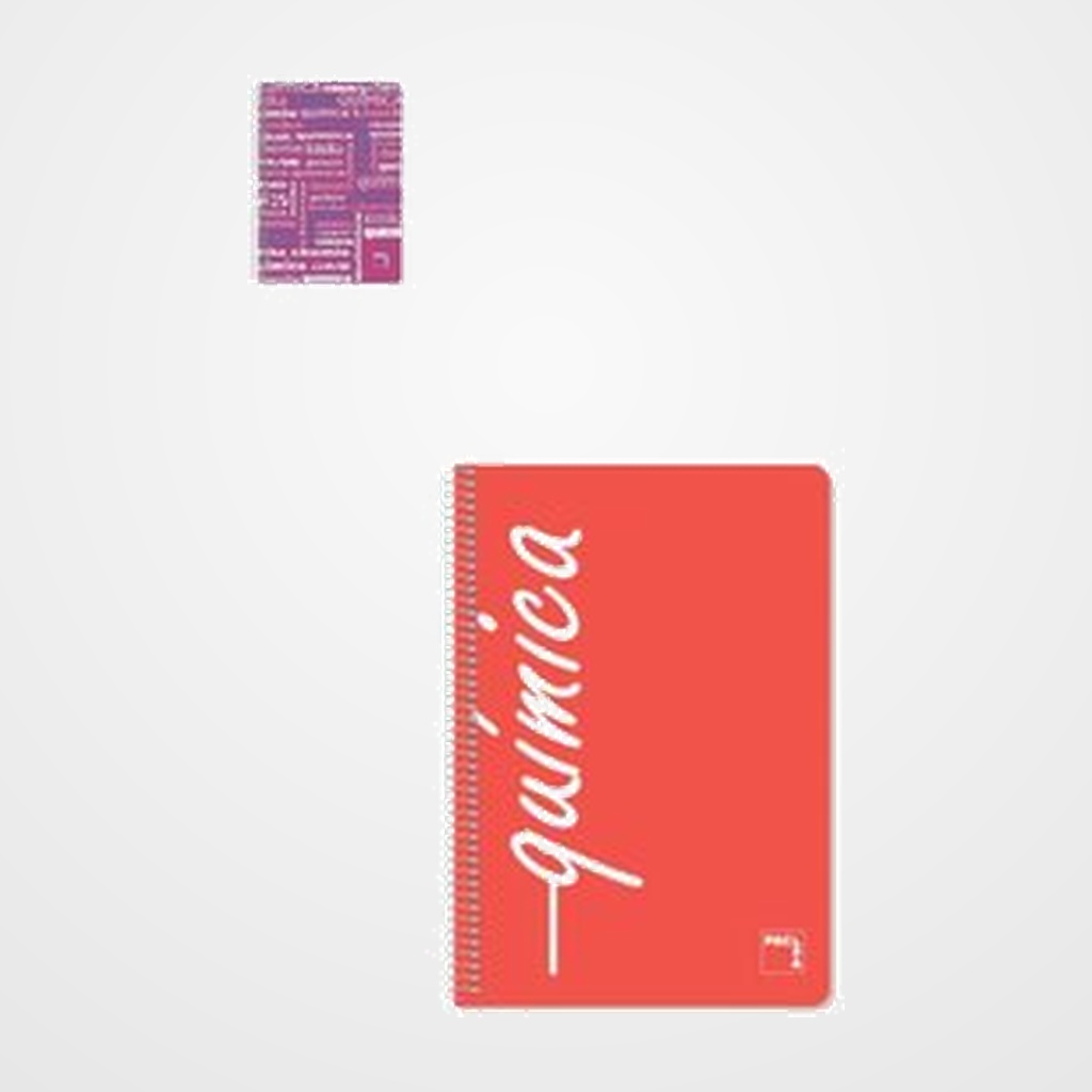 BLOC PACSA ASIGNATURAS tapa PP Fº 80h CUADRIC.4x4 90g QUIMICA