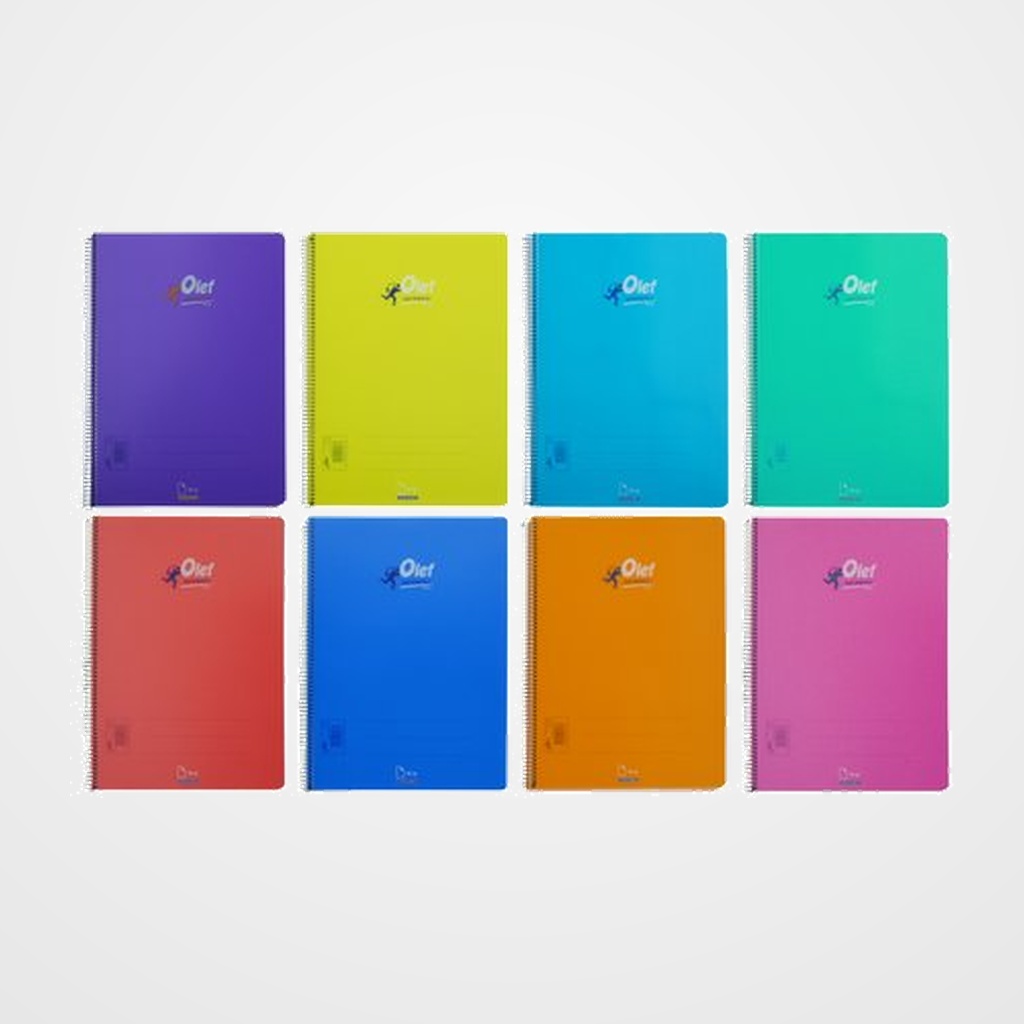 BLOC OLEF tapa PP 4º 80h PAUTA 3,5 90g COL.SUR.(8)