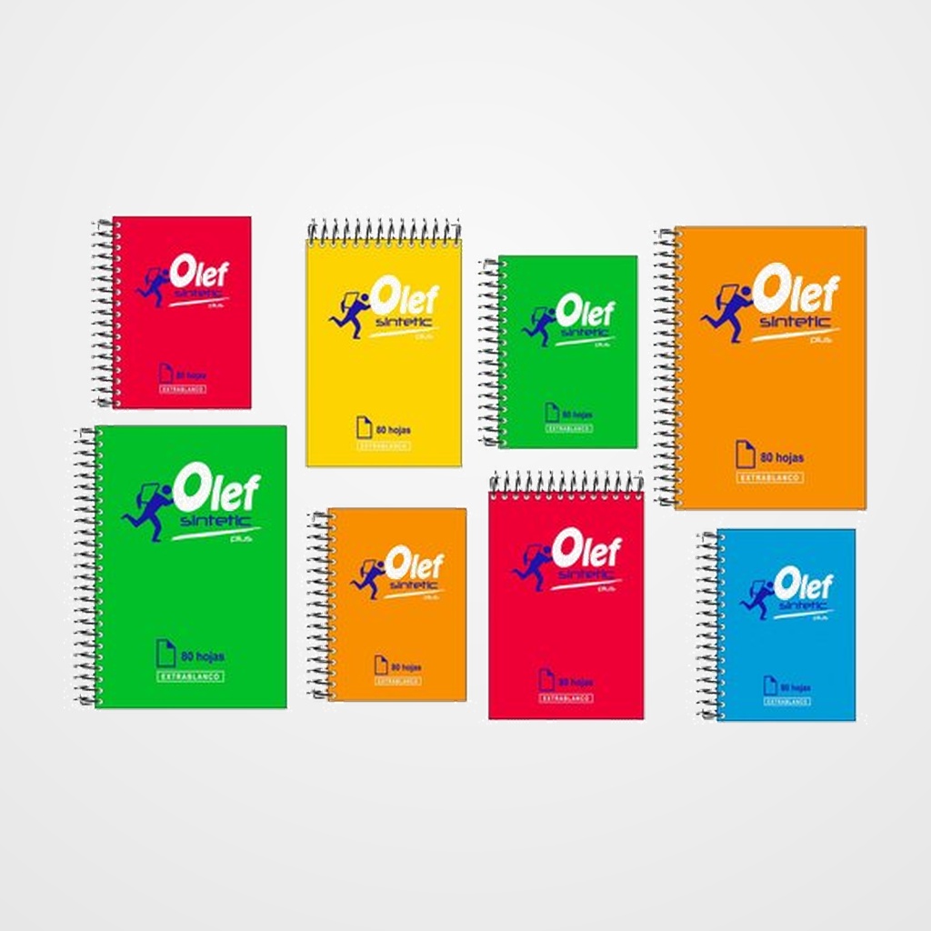 BLOC tapa PP 12º 80h CUADRIC.4x4 APDO. 60g COL.SUR.(6)