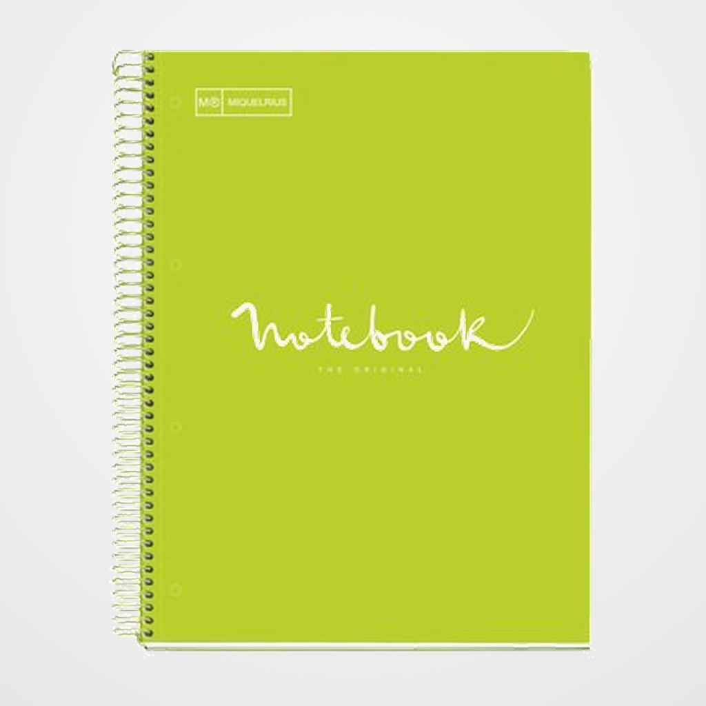 BLOC MIQUELRIUS EMOTIONS NOTEBOOK 5 micro.tapa EXTRA A4 120h 90g CUADRIC.5x5 LIMA