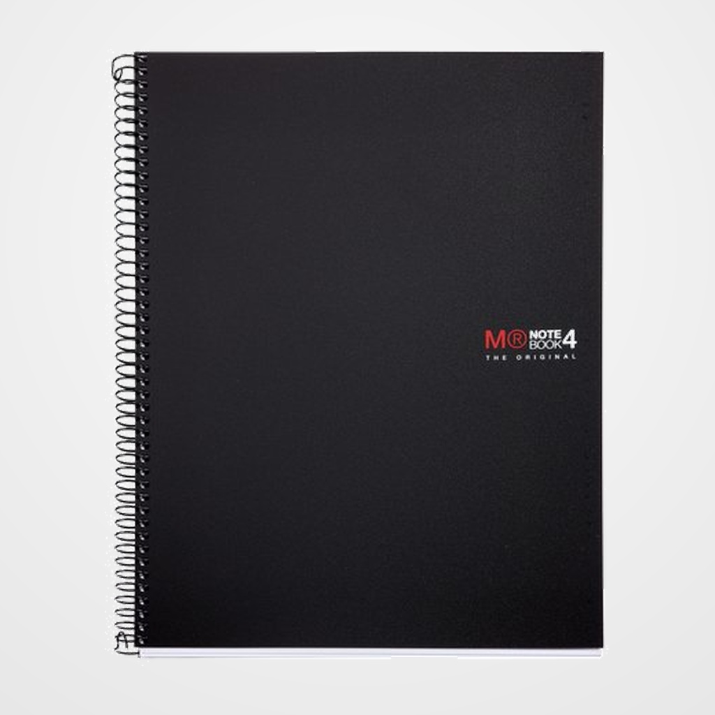 BLOC MIQUELRIUS THE ORIGINAL NOTEBOOK 4 micro.tapa PP A4 140h 70g CUADRIC.5x5 NEGRO