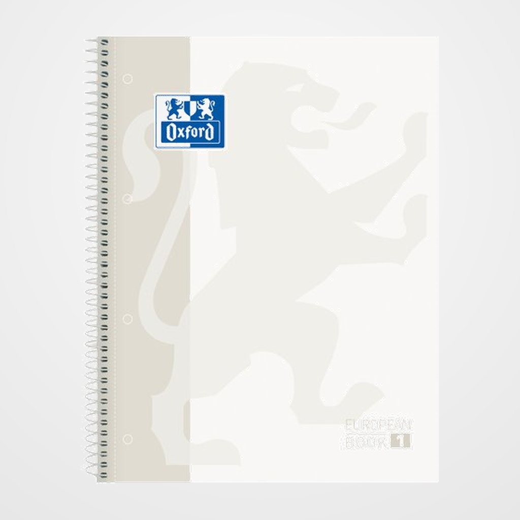BLOC OXFORD SCHOOL EU.BOOK 1 micro.tapa EXTRA A4+  80h CUADRIC.5x5 90g BLANCO