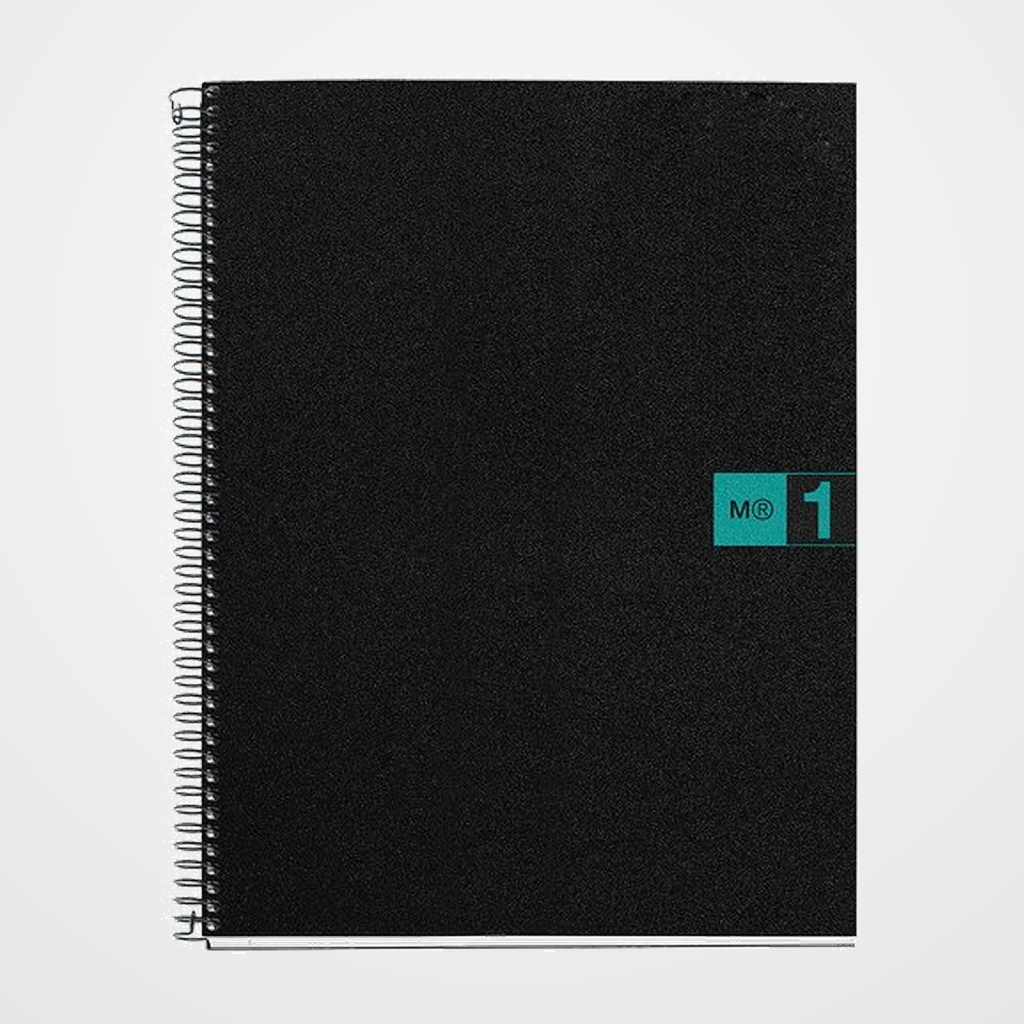 BLOC MIQUELRIUS THE ORIGINAL NOTEBOOK 1 micro.tapa PP A4 80h 70g CUADRIC.5x5 TURQUESA