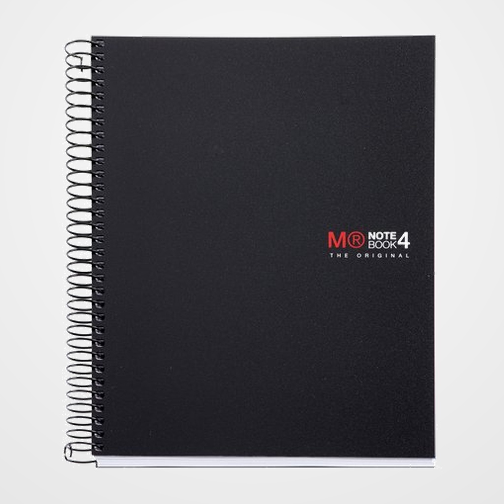 BLOC MIQUELRIUS THE ORIGINAL NOTEBOOK 4 micro.tapa PP A5 140h 70g CUADRIC.5x5 NEGRO