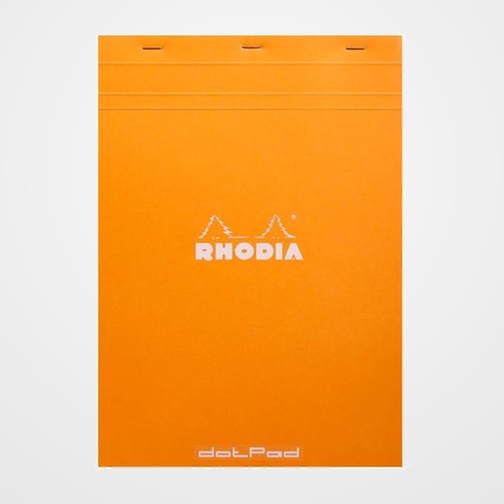 BLOC DE NOTAS CLAIREFONTAINE RHODIA TAPA BLANDA A4 80h 80g. CD.5 NARANJA